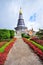 King & Queen stupa at the peak of Doi Inthanon