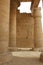 King Ramses ii wall reliefs in Ramseum temple with the God Ra in Luxor