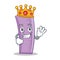 King ruler character cartoon design