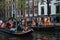 King`s Day in Amsterdam, Netherlands