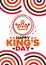 King’s Day in Netherlands. Koningsdag in Dutch. Celebrate birthday of His Majesty King