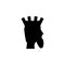 king silhouette. Element of fairy-tale heroes illustration. Premium quality graphic design icon. Signs and symbols collection icon