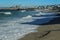 King Tides Creating Big Waves in Redondo Beach, Los Angeles County, California