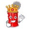 King tincan ribbed metal character a canned