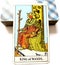 King of Wands Tarot Card Dynamic Powerful Strong Leader Ruler Boss Director Experienced Mentor Role-Model Goal-Sette