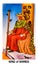 King of Wands Tarot Card Dynamic Powerful Strong Leader Ruler Boss Director Experienced Mentor Role-Model Goal-Sette