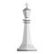King white chess icon, cartoon style