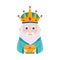 king wise melchor with gift