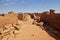 Kingdom Kush - the ruins of the temple in Sahara desert of the Sudan