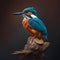 Kingfishers At Rainforest. Generative AI