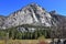 Kings Canyon National Park with Steep Granite Cliffs in the Sierra Nevada, California