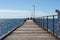 The kingston jetty located on the limstone coast in south australia on November 8th 2020