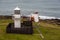 The Kinnaird Head lighthouses, Fraserburgh, Scotland, UK