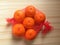 Kinnow oranges in net bag