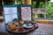 Kintamani, Bali - November 24th, 2017: Welcome drink serve in one of the coffee and tea making stall, Manik Abian. The special