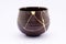 Kintsugi antique Japanese chawan restored with gold.