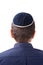 Kippah on head