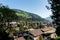 Kirchberg in Tirol, Tirol/Austria - September 18 2018: The view over Kirchberg in Tirol from a viewpoint next to the town church