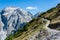 Kirchdach mountain 2,840 m in the Stubai Alps in Tyrol, Austria
