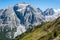 Kirchdach mountain in the Stubai Alps in Tyrol, Austria