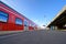 Kirchheim, Germany, January 10 2024: Deutsche Bahn train at the station - S-Bahn at track 2 towards Stuttgart