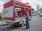 Kirchheimbolanden,Rheinland-Pfalz,Germany-06 23 2019: Holiday parade on streets of German town during Beer Festival week