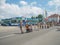 Kirchheimbolanden,Rheinland-Pfalz,Germany-06 23 2019: Holiday parade on streets of German town during Beer Festival week