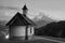 Kirchleitn chapel with Watzmann in Berchtesgaden, Germany