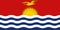 Kiribati flag simple illustration for independence day or election