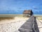 Kiribati Over-Water Thatched Hut