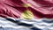 Kiribati textile flag waving on the wind loop