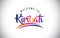 Kiribati Welcome To Message in Purple Vibrant Modern Colors.