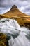 Kirkjufell mountain and Kirkjufellfoss waterfall, Snaefellsnes peninsula, Iceland