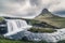 Kirkjufell waterfall landscape, Iceland