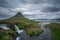 Kirkjufellfoss and Kirkjufell mountain