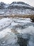 Kirkjufellfoss waterfall in winter, Iceland