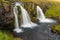 Kirkjufellsfoss near GrundarfjÃ¶rÃ°ur Iceland