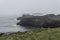 Kirkjufjara beach cliffs