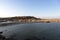 Kirklareli Turkey Igneada harbor, fishing boats, sunset and the view of the harbor and close above