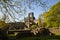 Kirkstall Abbey in Leeds,Great Britain.