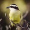 Kiskadee on branch