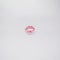 Kiss with lips red on a white background. Flat lay Valentine concept. Love lipstick design idea