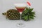 Kiss my stripes drink. A pineapple based cocktail or mocktail with pineapple