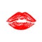 Kiss stamp - PNG