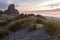 Kissing rock at sunset