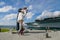 Kissing sailor statue, Port of San Diego.