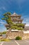 Kitanomaru Tsukimi Turret (1676) of Takamatsu castle, Japan