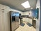 A kitchen in a beach condominium