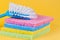 Kitchen brush and multi color sponges