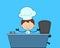 Kitchen Character Chef - Talking with Hand Gesture
